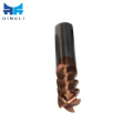 tungsten carbide 4-flute milling cutter